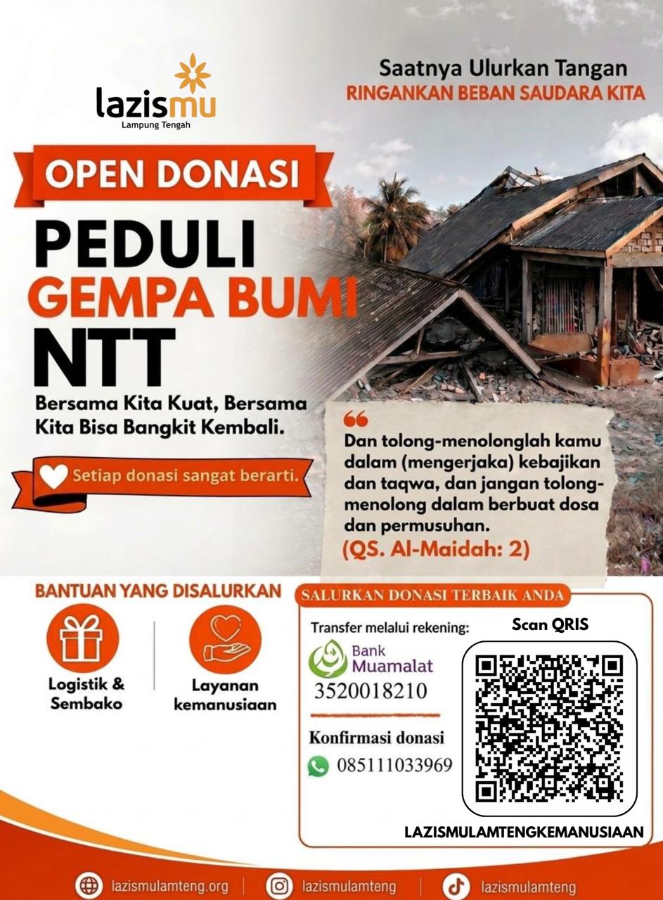 PEDULI GEMPA BUMI NTT